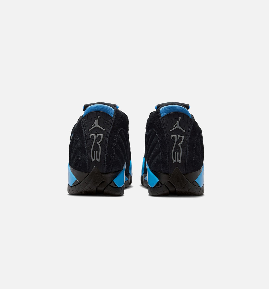 Air Jordan 14 Retro Black University Blue Grade School Sneakers