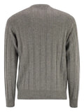 Peserico ribbed crew neck sweater