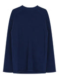 Comme Des Garçons Shirt rolled-hem wool sweater