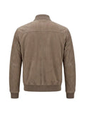 Moorer suede bomber jacket