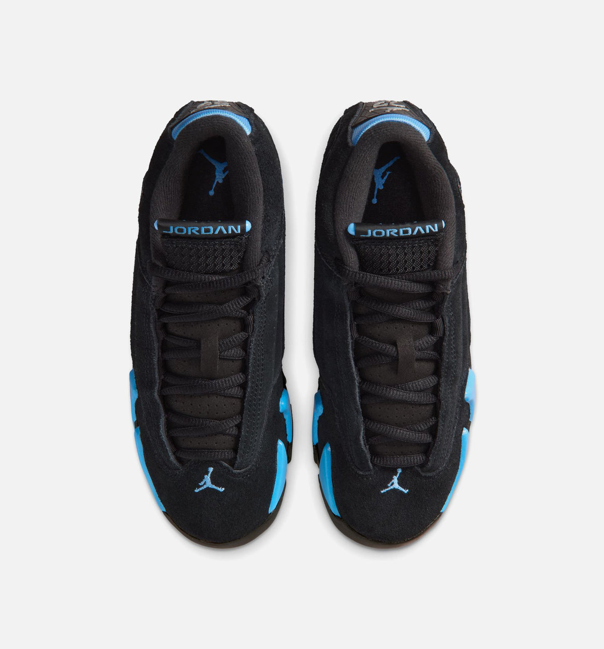 Air Jordan 14 Retro Black University Blue Grade School Sneakers