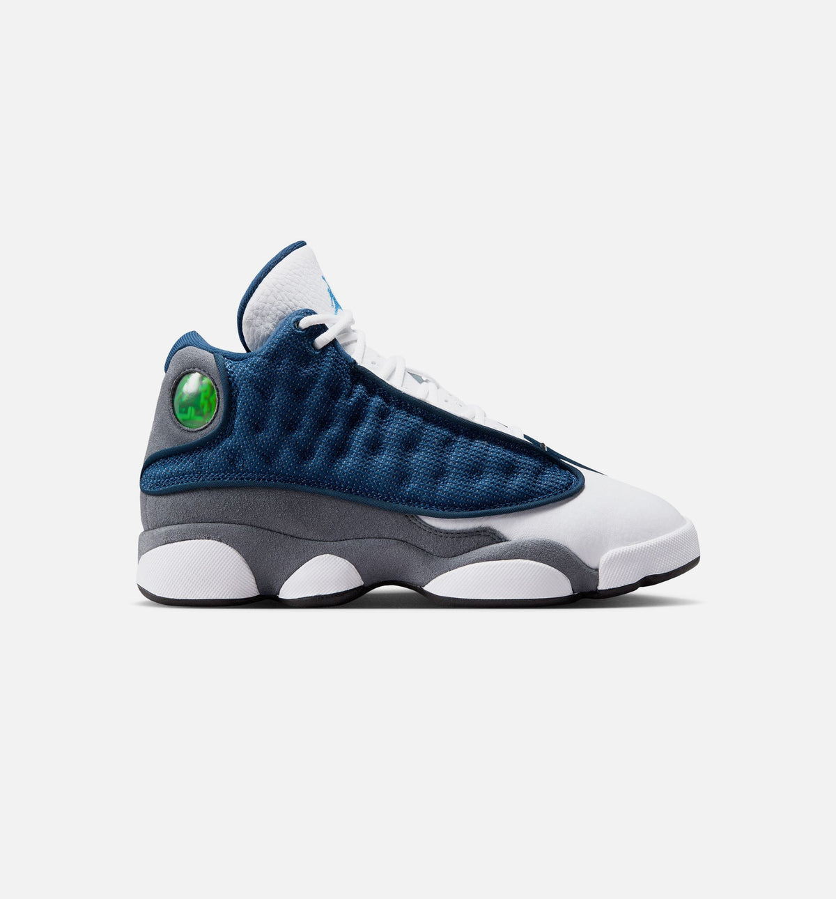 Air Jordan 13 Retro Navy and Flint Grey Grade School Sneakers
