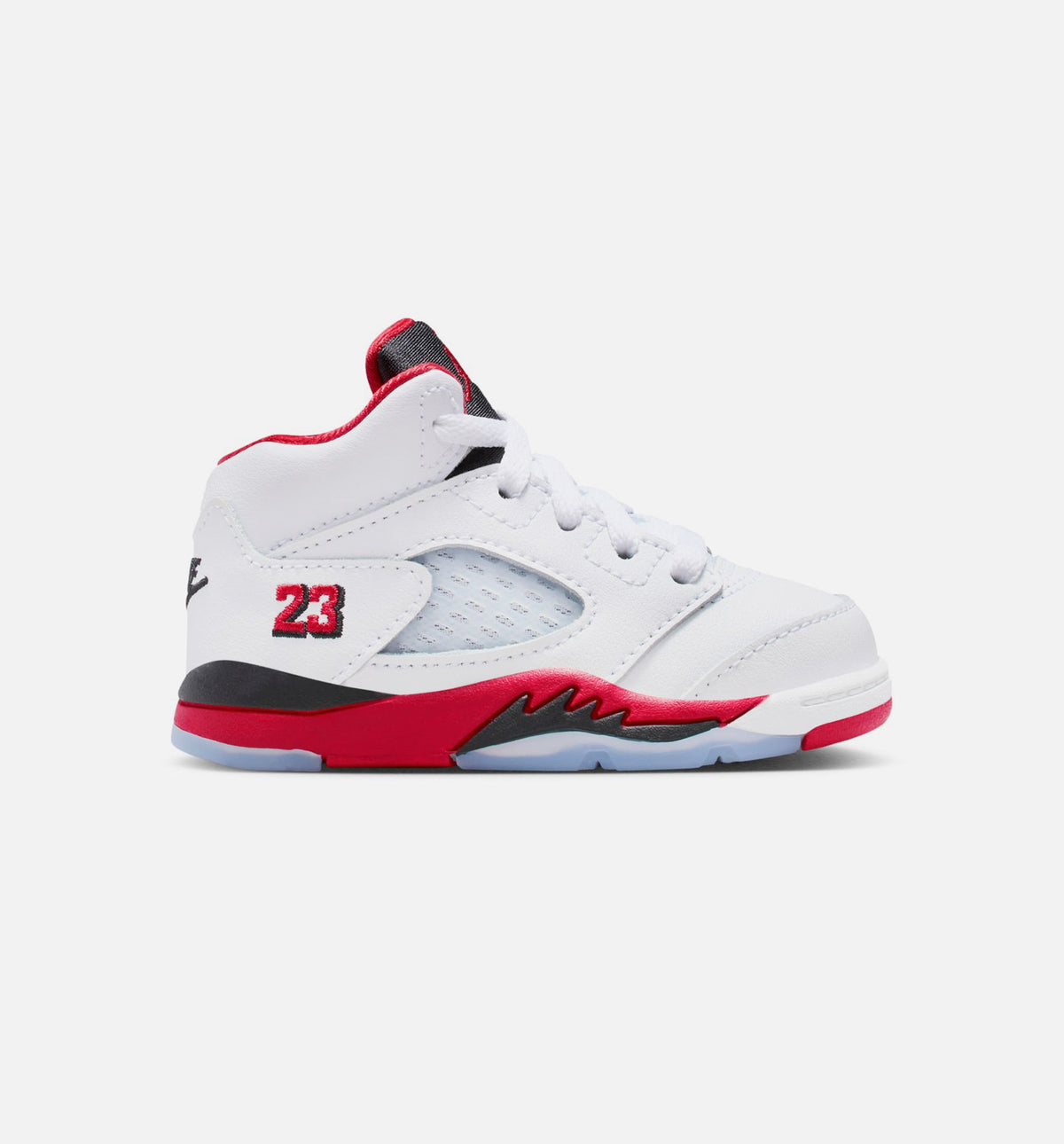 Air Jordan 5 Retro Fire Red Infant & Toddler Sneakers - Fire Red/White