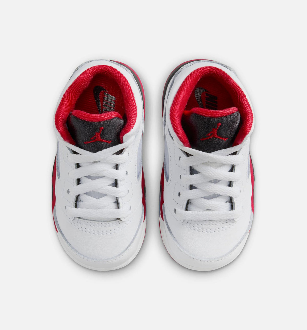 Air Jordan 5 Retro Fire Red Infant & Toddler Sneakers - Fire Red/White