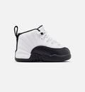 Air Jordan 12 Retro Taxi Infant & Toddler Sneakers - White/Black/Taxi