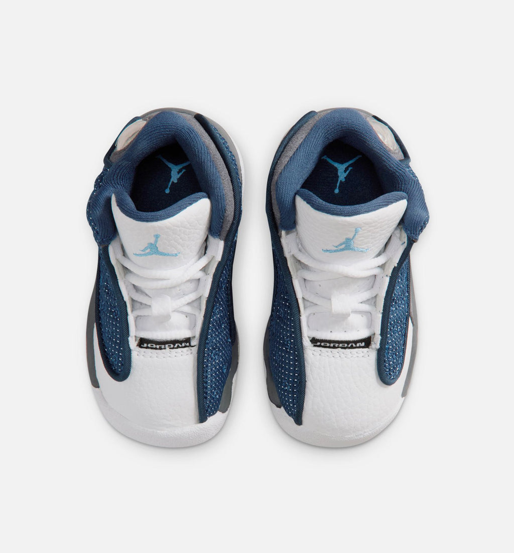 Air Jordan 13 Retro Navy and Flint Grey Infant & Toddler Sneakers