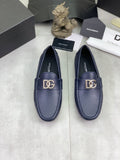 Dolce & Gabbana Apron-Toe Driving Loafers